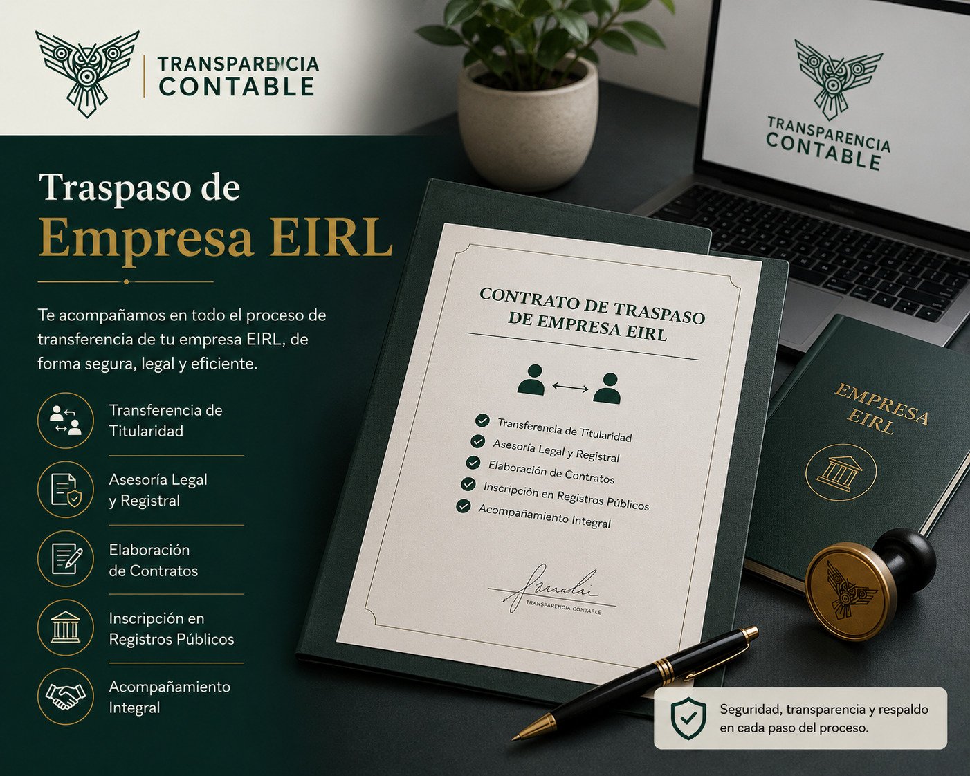 Traspaso de Empresa EIRL